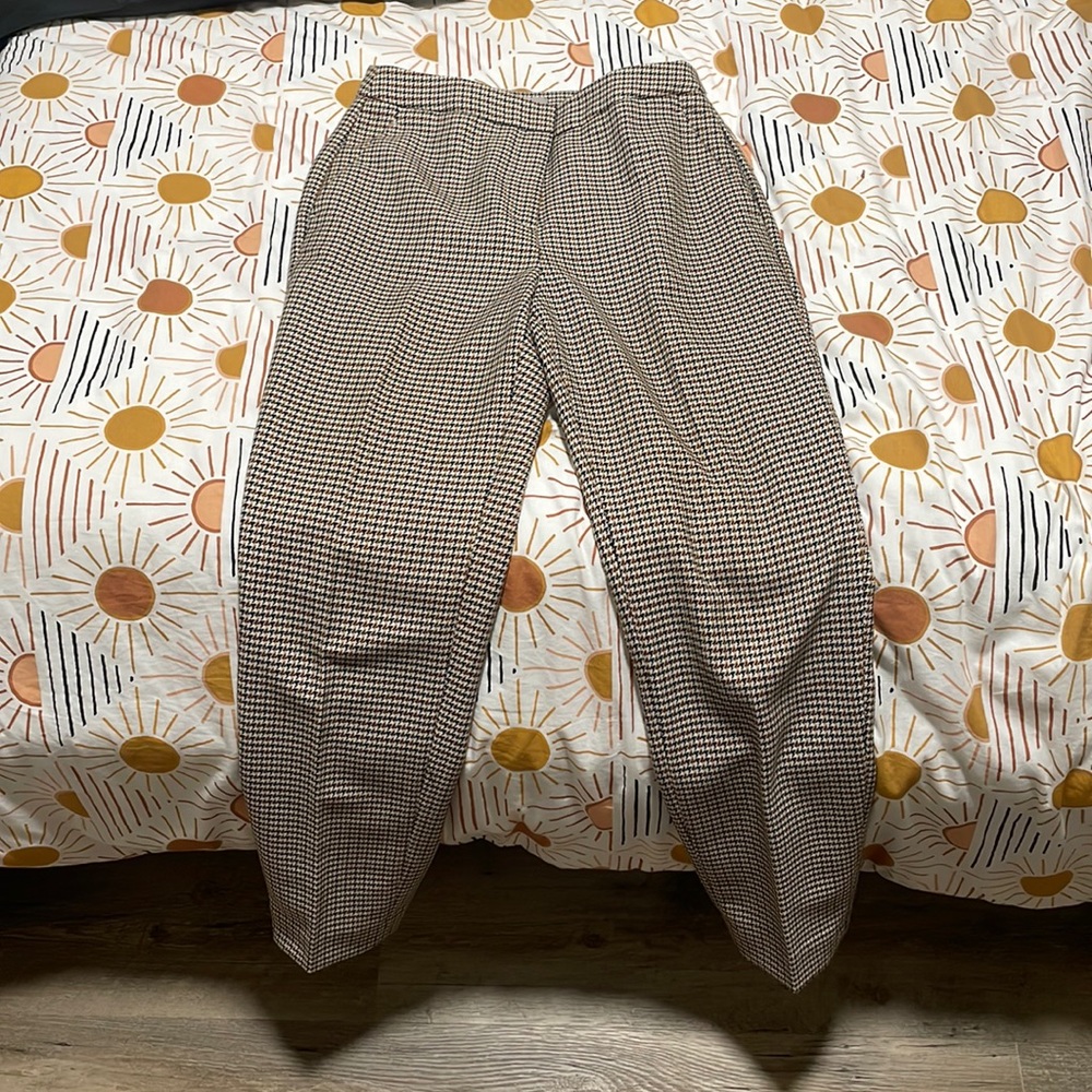 SIZE 2 H&M WORK PANTS W PATTERN